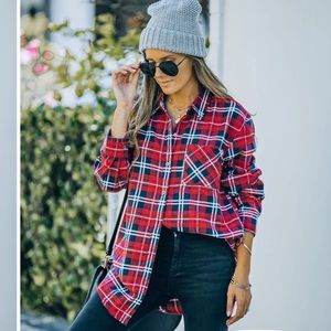 Chester plaid button down
